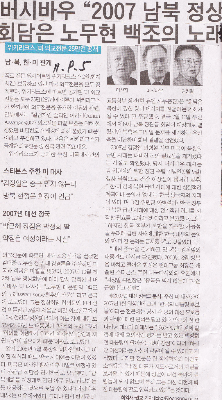위키리크스 외교전문 공개