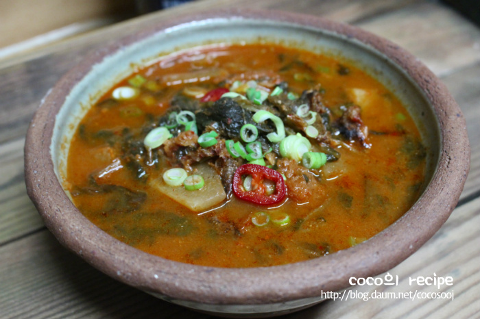 황태 해장국...  coco의 레시피~