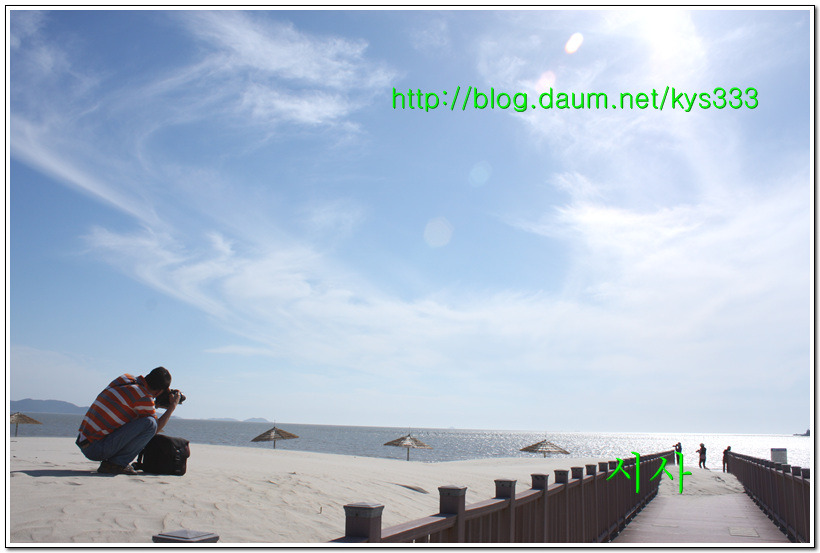 증도 바닷가 해변 바람의 흔적...2015년 6월