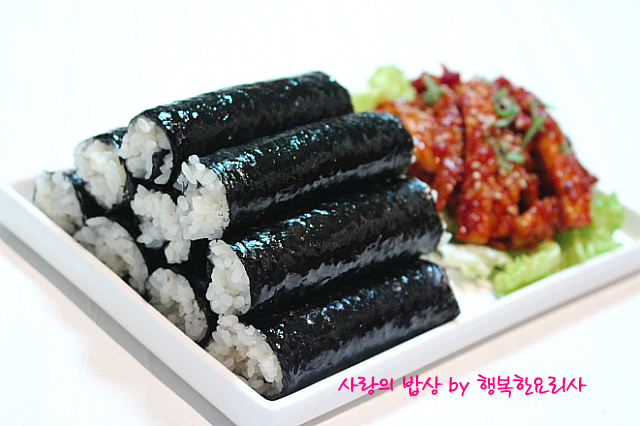 충무김밥 이미지