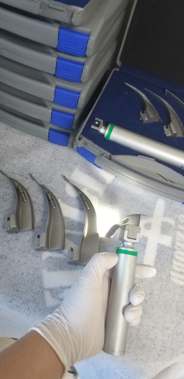 [중고의료기 종합센터]중고 미사용 LED 후두경 라린고스코프 Laryngoscope 판매(부산*대구*서울지점)
