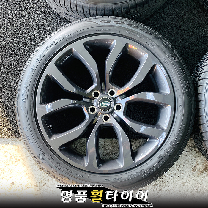 레인지로버 보그 SVA 신형 초임판 21인치 휠타이어세트 굳이어타이어 이글F1 SUV 4X4 275/45R21 2754521 275 45 21