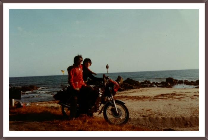 오토바이 하이킹