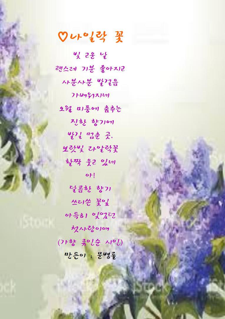 라일락 꽃