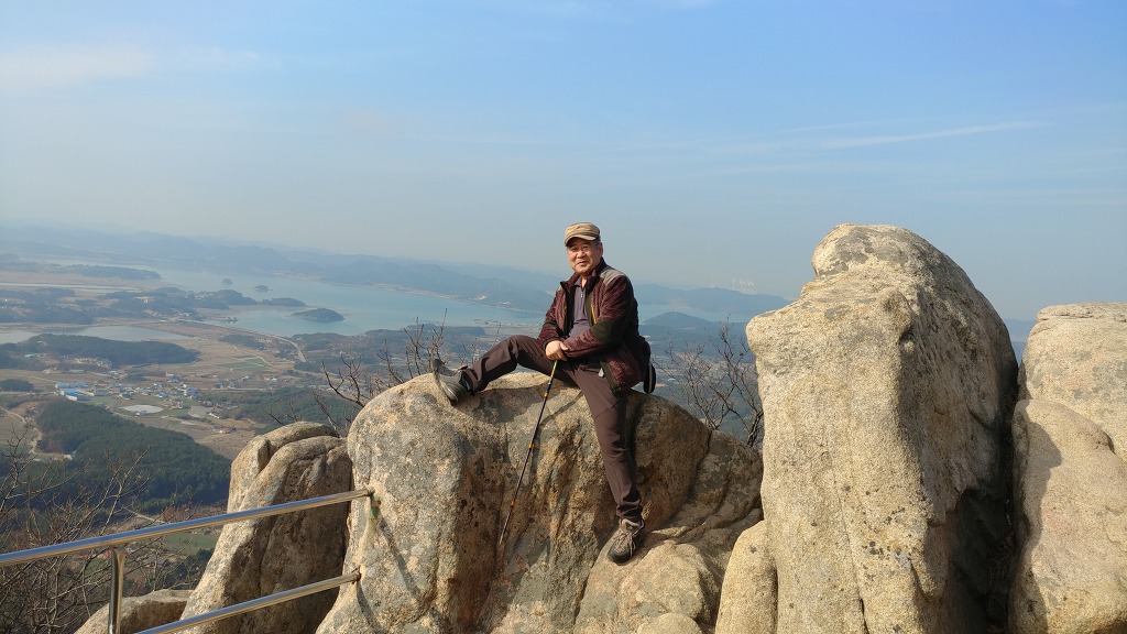 서산 팔봉산에서